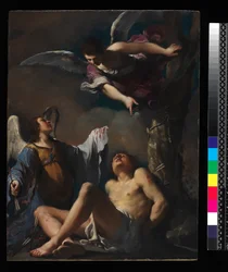 St. Sebastian succoured by two angels